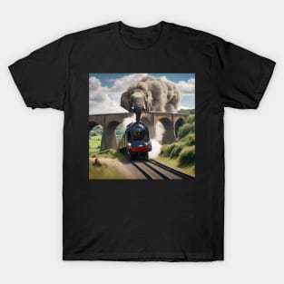 What Is An Elephant Doing In The English Countryside? T-Shirt